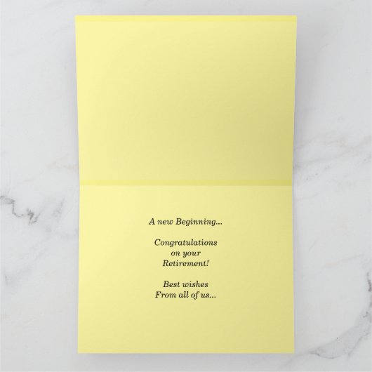 JUMBO Happy Retirement Zion Sunrise, naam, Kaart (Binnen)