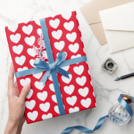 Jumbo Heart Pattern Valentijnse cadeau Cadeaupapier
