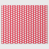 Jumbo Heart Pattern Valentijnse cadeau Cadeaupapier (Vlak)