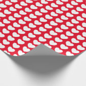 Jumbo Heart Pattern Valentijnse cadeau Cadeaupapier (Hoek)
