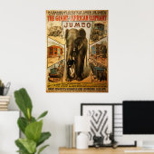 Jumbo, het Giant African Elephant Poster (Thuiskantoor)