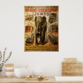 Jumbo, het Giant African Elephant Poster (Keuken)
