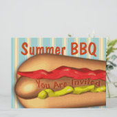 Jumbo Hotdog - Overmaatse uitnodiging (Staand voorkant)