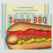 Jumbo Hotdog - Overmaatse uitnodiging (Voorkant / Achterkant)