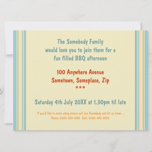 Jumbo Hotdog - Overmaatse uitnodiging (Achterkant)