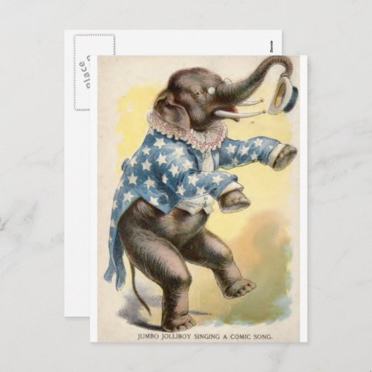 Jumbo Jolly Boy Feestdagenkaart (Voorkant / Achterkant)