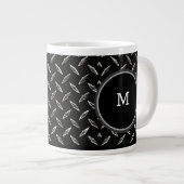Jumbo-jongens Cool Monogram Style Coffee Mugs Grote Koffiekop (Voorkant rechts)