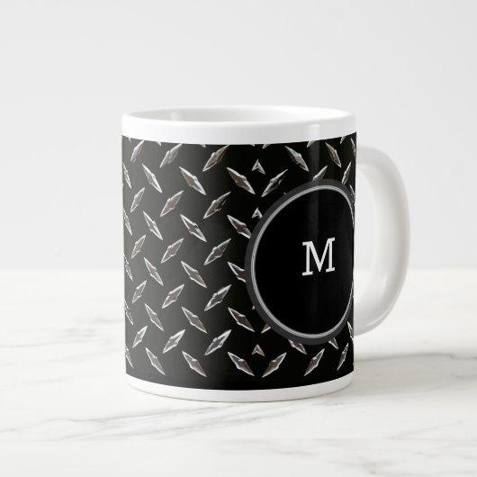 Jumbo-jongens Cool Monogram Style Coffee Mugs Grote Koffiekop (Voorkant rechts)