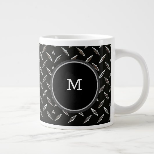 Jumbo-jongens Cool Monogram Style Coffee Mugs Grote Koffiekop (Rechts)