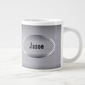 Jumbo Jongens Monogram Coffee Mugs Grote Koffiekop (Rechts)