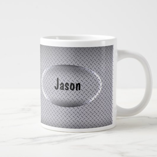 Jumbo Jongens Monogram Coffee Mugs Grote Koffiekop (Rechts)