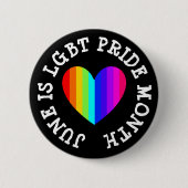 Jumbo June is LGBT Pride Month Button (Voorkant)