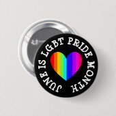 Jumbo June is LGBT Pride Month Button (Voorkant /achterkant)