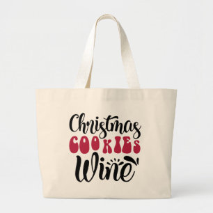 Jumbo Kerstkoekjes Wijn Canvas tas