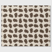 Jumbo koffieboon strooigoed cadeaupapier (Vlak)