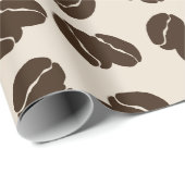 Jumbo koffieboon strooigoed cadeaupapier (Rol Hoek)