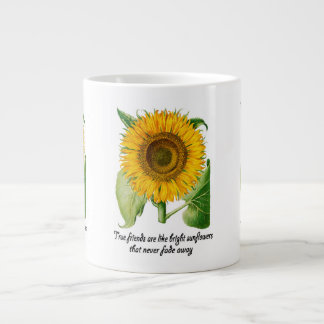 Jumbo Large Cup Mok Friendship Gift Flower
