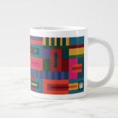 Jumbo Log Cabin Quilt Patroon Grote Koffiekop (Rechts)