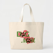 Jumbo maat canvas tas voor Dog Moms (Voorkant)