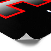 JUMBO METAL POSTER (Hoek)