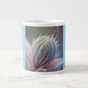 Jumbo mok, 20oz (Bloemknop-2) Grote Koffiekop