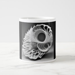 jumbo mok, 20oz, (Koraal Schelp-2) Grote Koffiekop