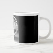jumbo mok, 20oz, (Koraal Schelp-2) Grote Koffiekop (Rechts)