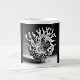 Jumbo mok, 20oz (Koraal Schelp-7) Grote Koffiekop