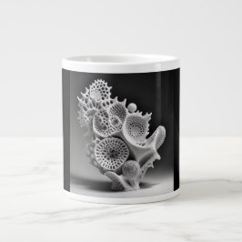 Jumbo mok, 20oz (Koraal Schelp-8) Grote Koffiekop