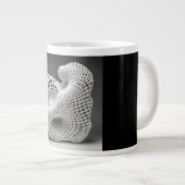 Jumbo mok, 20oz (Koraal Schelp) Grote Koffiekop (Voorkant rechts)