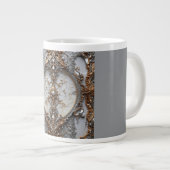 Jumbo mok, 20oz (Medallion-2) Grote Koffiekop (Voorkant rechts)
