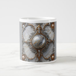 Jumbo mok, 20oz (Medallion-3) Grote Koffiekop