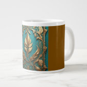 Jumbo mok, 590ml (Elegance-2) Grote Koffiekop (Voorkant rechts)
