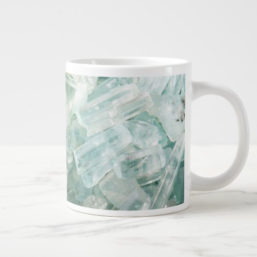 Jumbo Mok Aquamarine Blue Beryl Crystal Gemstone (Rechts)