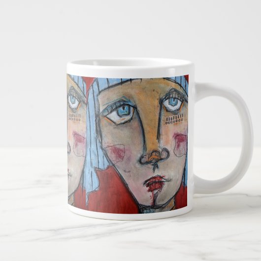 Jumbo Mok - blauw (Rechts)