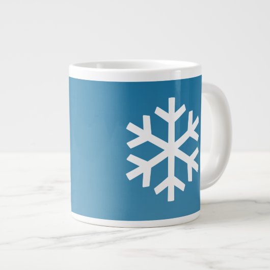 Jumbo-Mok (elke kleur) Grote Koffiekop (Voorkant rechts)