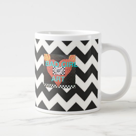 JUMBO MOK-KIJK IK ALS EEN FREAKIN' MENSEN PERSOON? GROTE KOFFIEKOP (Rechts)