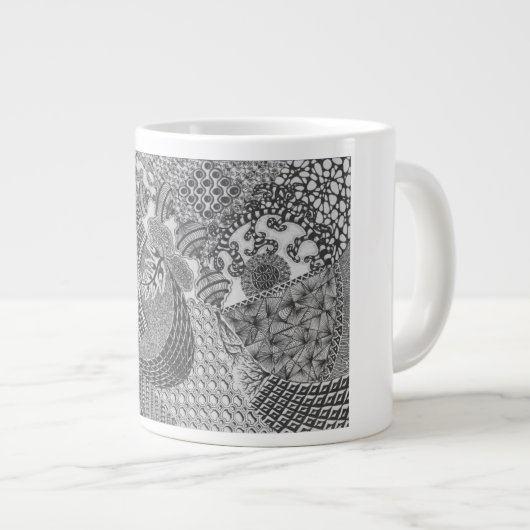 Jumbo-Mok met Artwork Grote Koffiekop (Voorkant rechts)