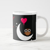 Jumbo mok met hart en uil voor elke dag (Rechts)