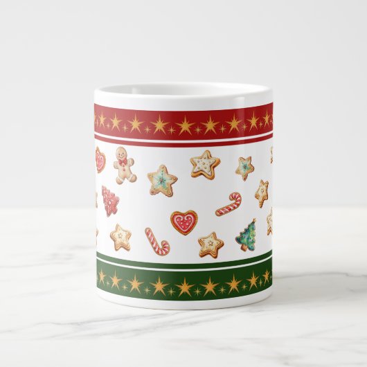 Jumbo mok met kerstkoekjes (Voorkant)