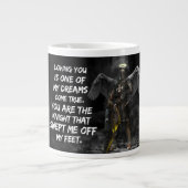 Jumbo Mok met liefdesquote voor hem (Voorkant)