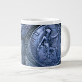 Jumbo-Mok met muntkunstdecor Grote Koffiekop (Voorkant rechts)