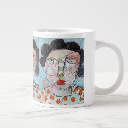 Jumbo-Mok - Nose-taak Grote Koffiekop (Rechts)