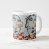 Jumbo-Mok - Oranje gecontroleerd Grote Koffiekop (Voorkant rechts)