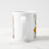 Jumbo-Mok - Prachtig Grote Koffiekop (Achterkant)