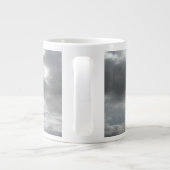 Jumbo Mok, Soup Bowl: Zoek de zilververlichting Grote Koffiekop (Achterkant)