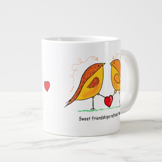 JUMBO Mok Sweet Friendship Birds (Voorkant rechts)