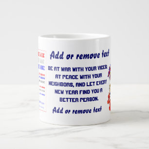 Jumbo Mok van het nieuwe jaar Lees over design