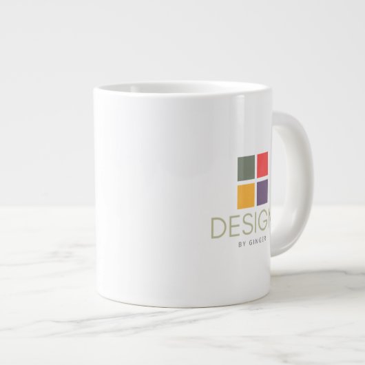 Jumbo-Mok voor aangepast ontwerp Grote Koffiekop (Voorkant rechts)