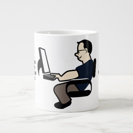 Jumbo-Mok voor computerprogramma's Grote Koffiekop (Voorkant)